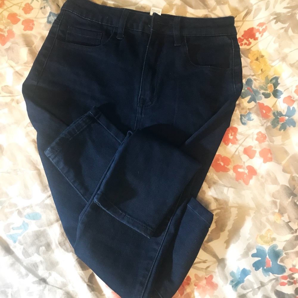 Forever 21 Dark High Waisted Jeans